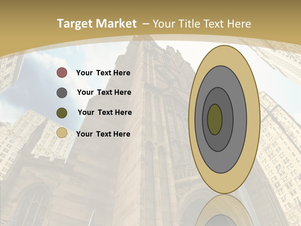 Cloud Skyscraper Street PowerPoint Template