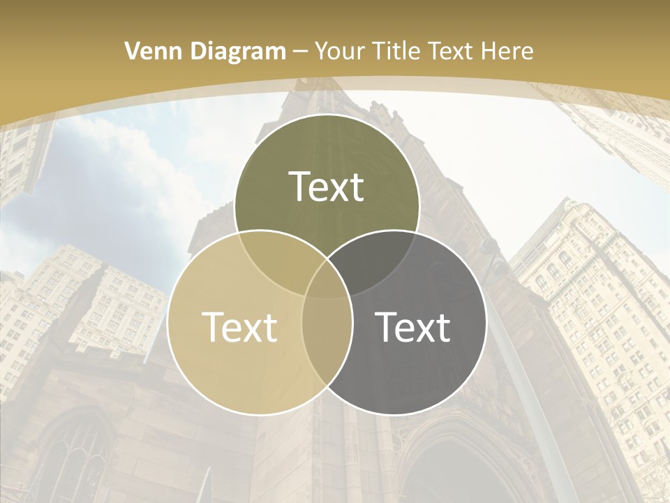 Cloud Skyscraper Street PowerPoint Template