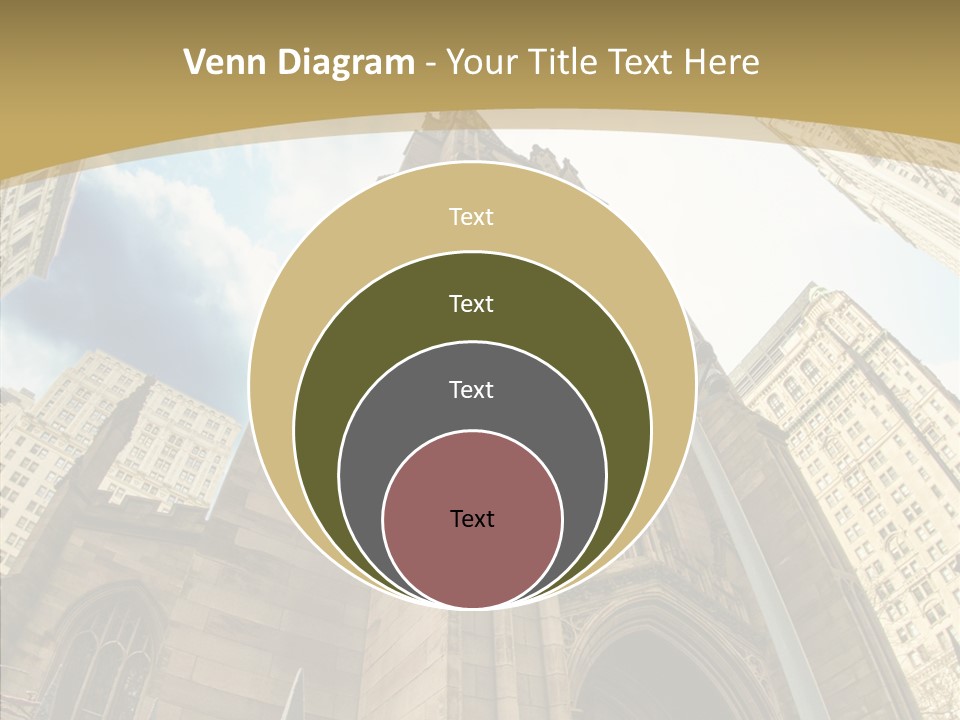 Cloud Skyscraper Street PowerPoint Template