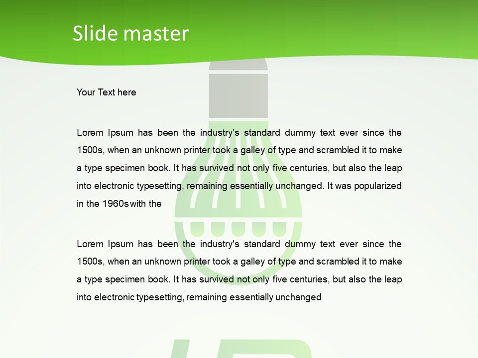 Component Consumption House PowerPoint Template