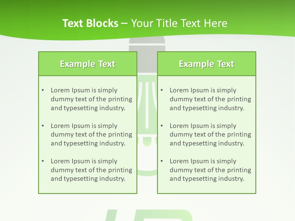 Component Consumption House PowerPoint Template