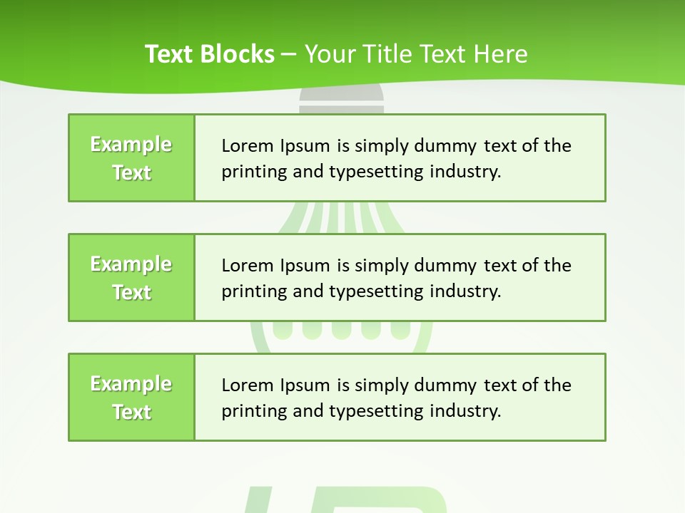 Component Consumption House PowerPoint Template