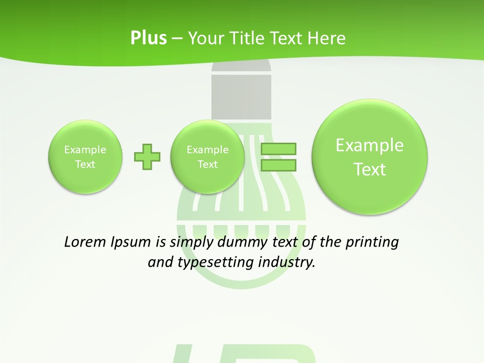 Component Consumption House PowerPoint Template