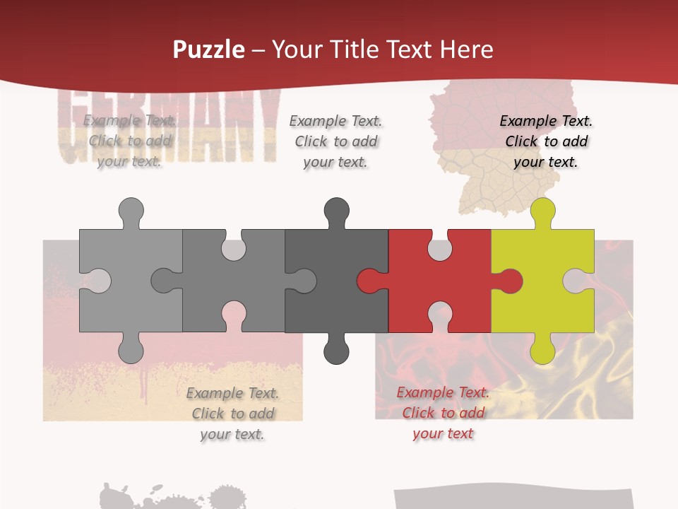 Name Banner Blot PowerPoint Template