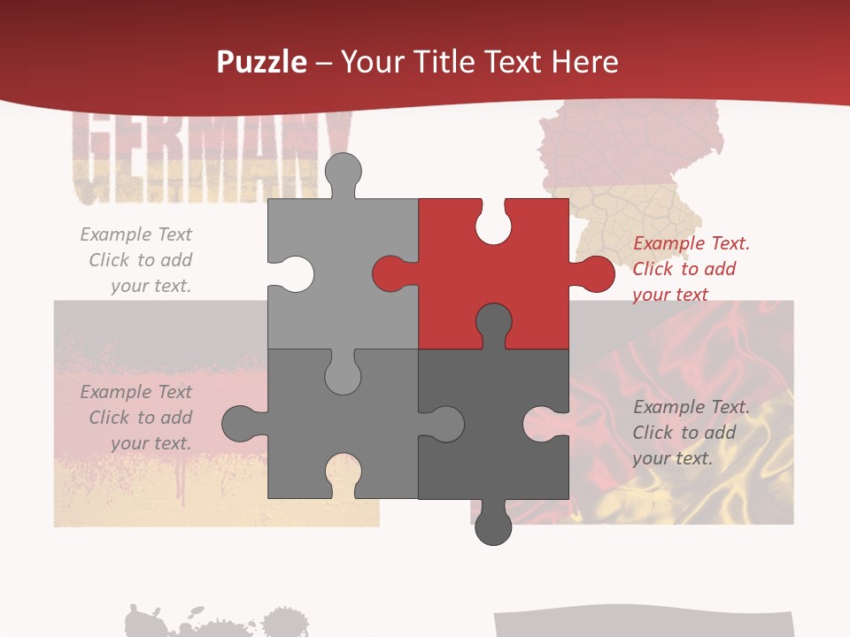 Name Banner Blot PowerPoint Template