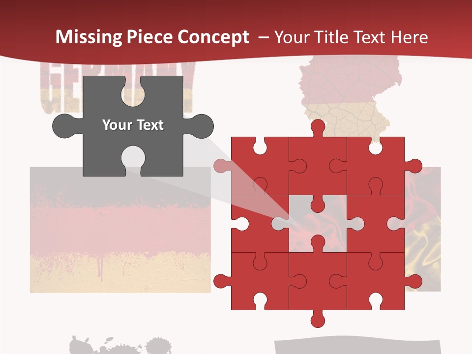 Name Banner Blot PowerPoint Template