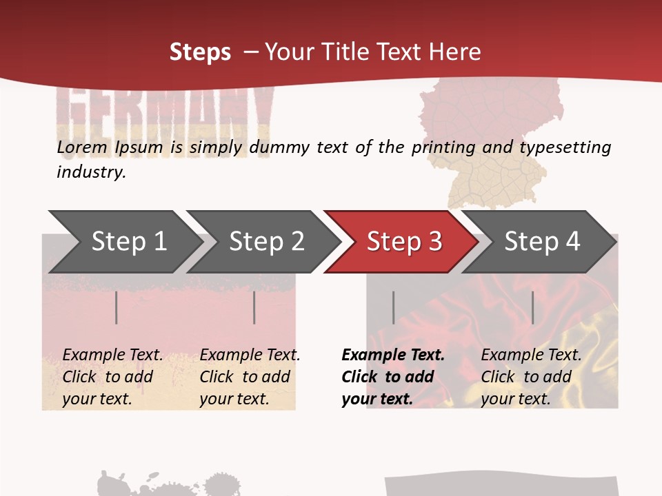 Name Banner Blot PowerPoint Template