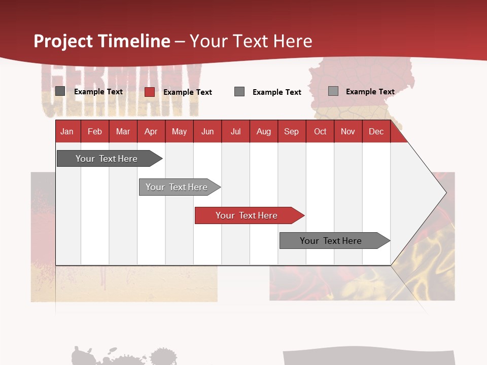 Name Banner Blot PowerPoint Template