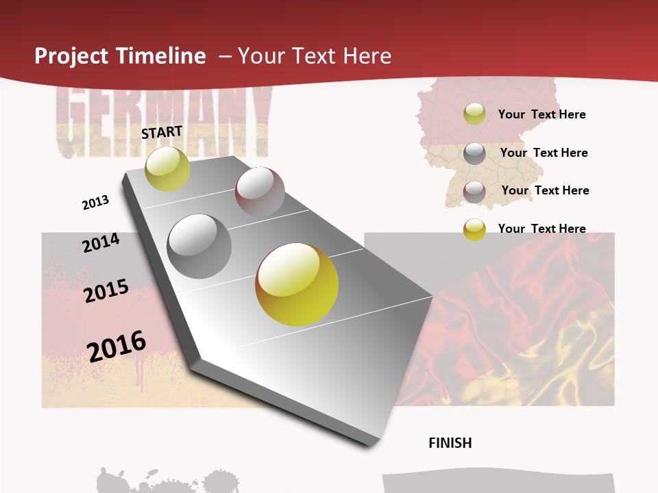 Name Banner Blot PowerPoint Template