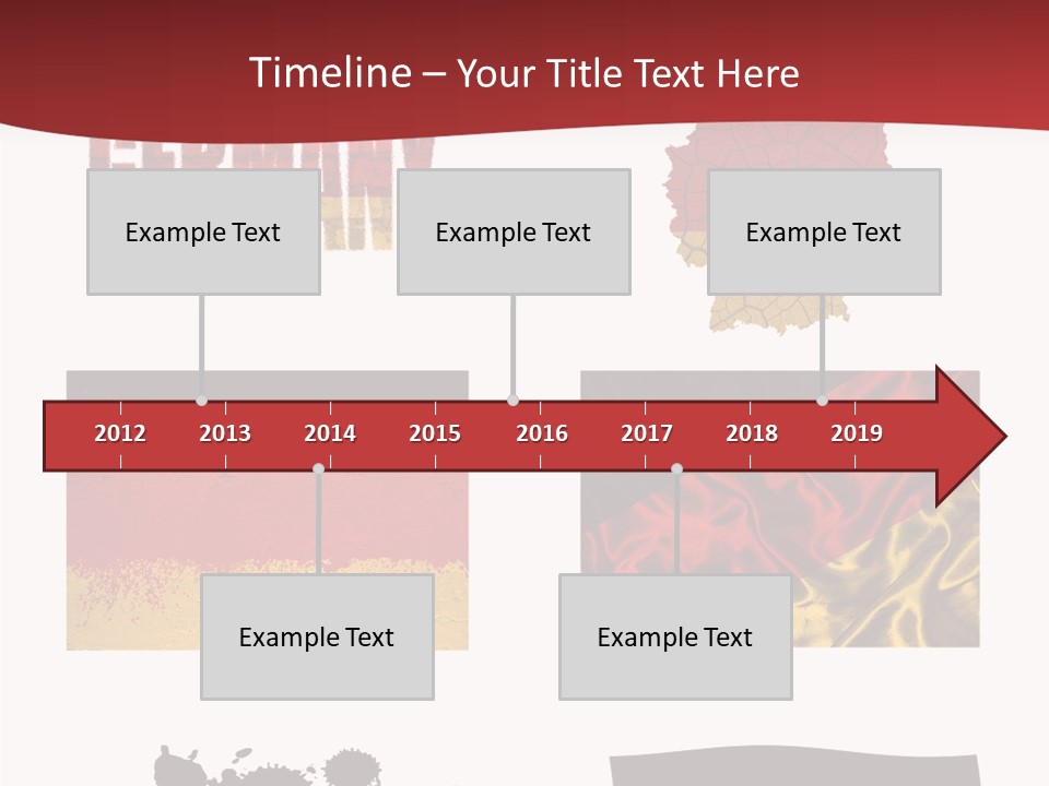 Name Banner Blot PowerPoint Template
