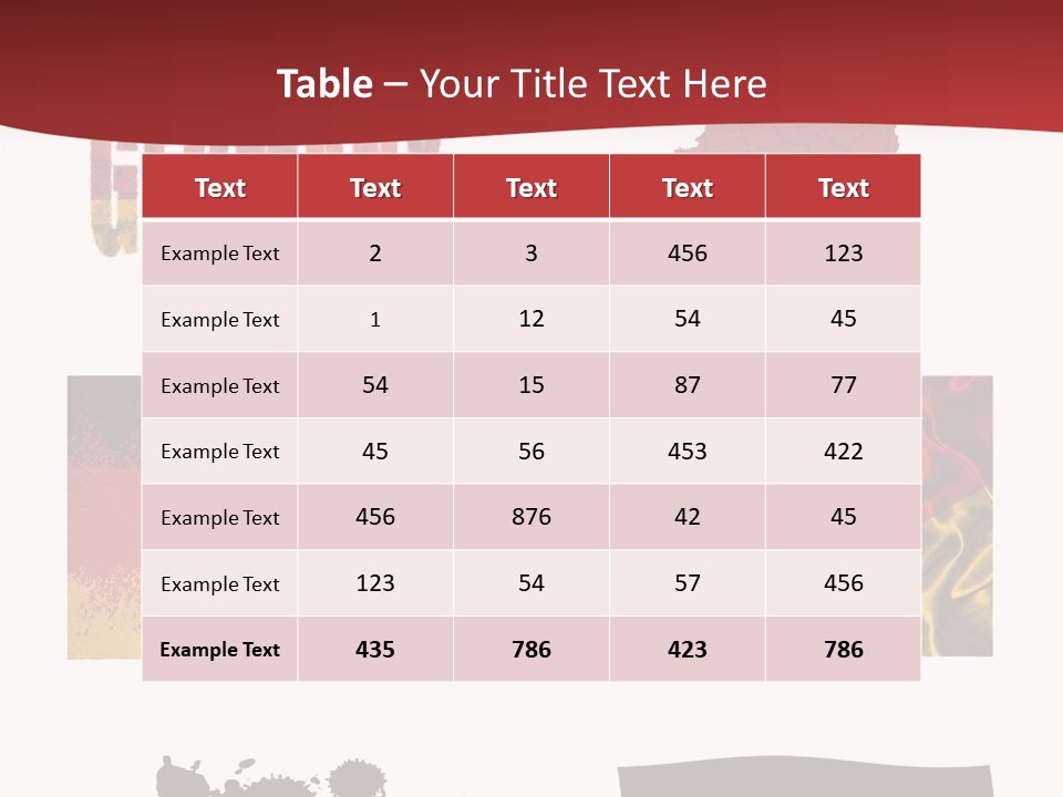 Name Banner Blot PowerPoint Template