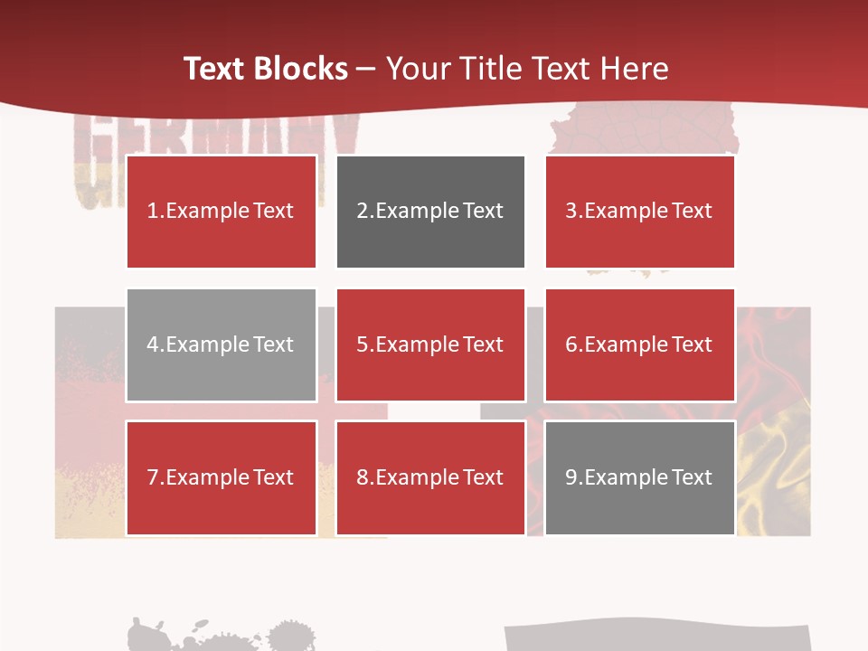 Name Banner Blot PowerPoint Template