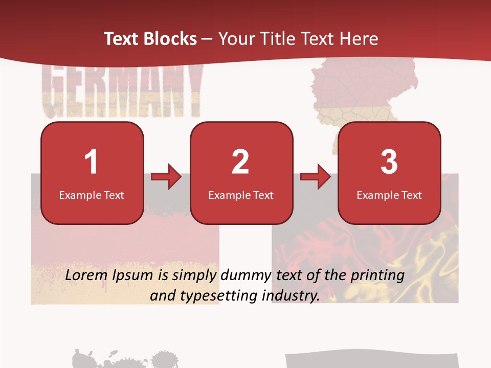 Name Banner Blot PowerPoint Template