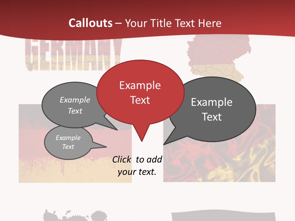 Name Banner Blot PowerPoint Template