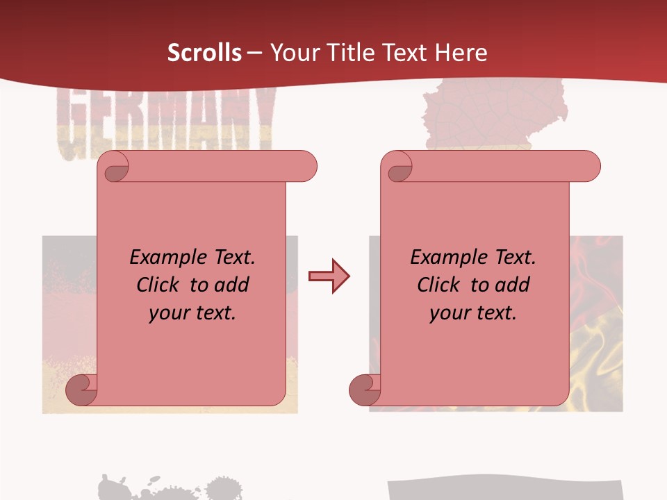 Name Banner Blot PowerPoint Template