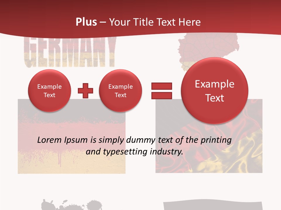 Name Banner Blot PowerPoint Template