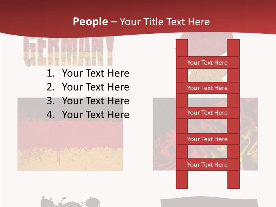 Name Banner Blot PowerPoint Template