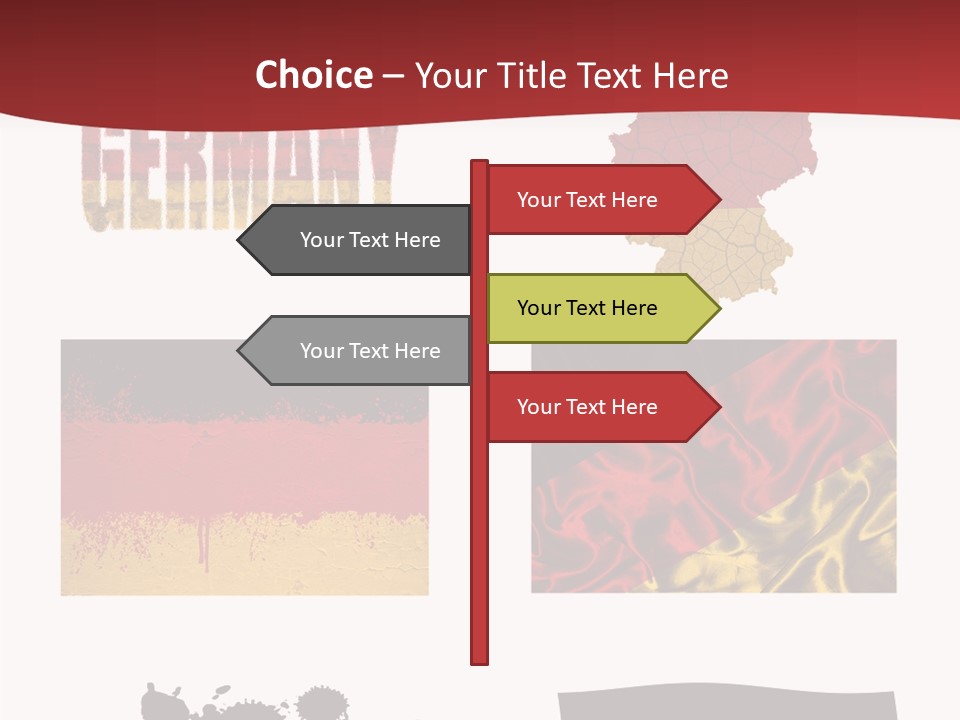 Name Banner Blot PowerPoint Template