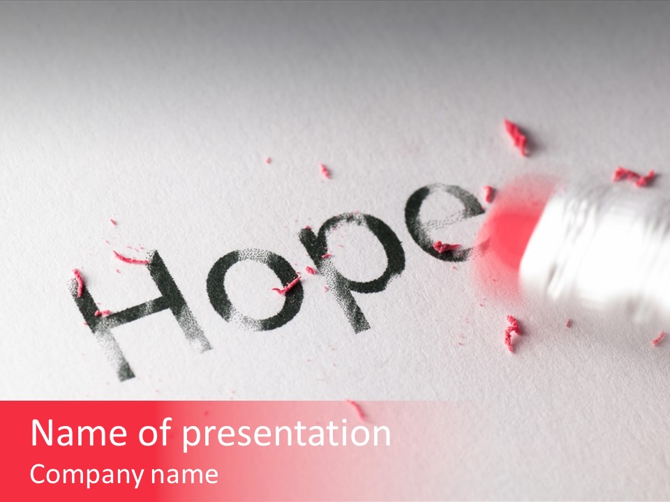 Paper Photography Depression PowerPoint Template