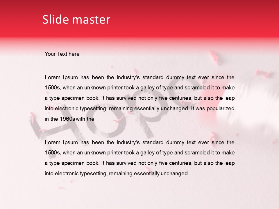 Paper Photography Depression PowerPoint Template