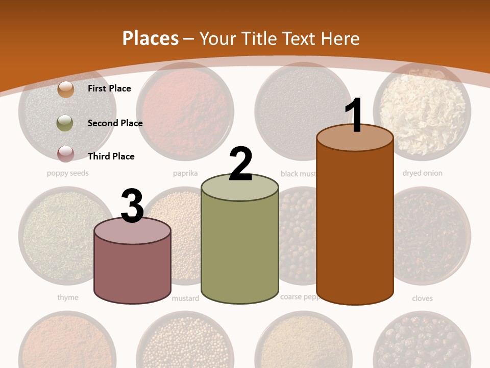 Gourmet Recipe Coriander PowerPoint Template