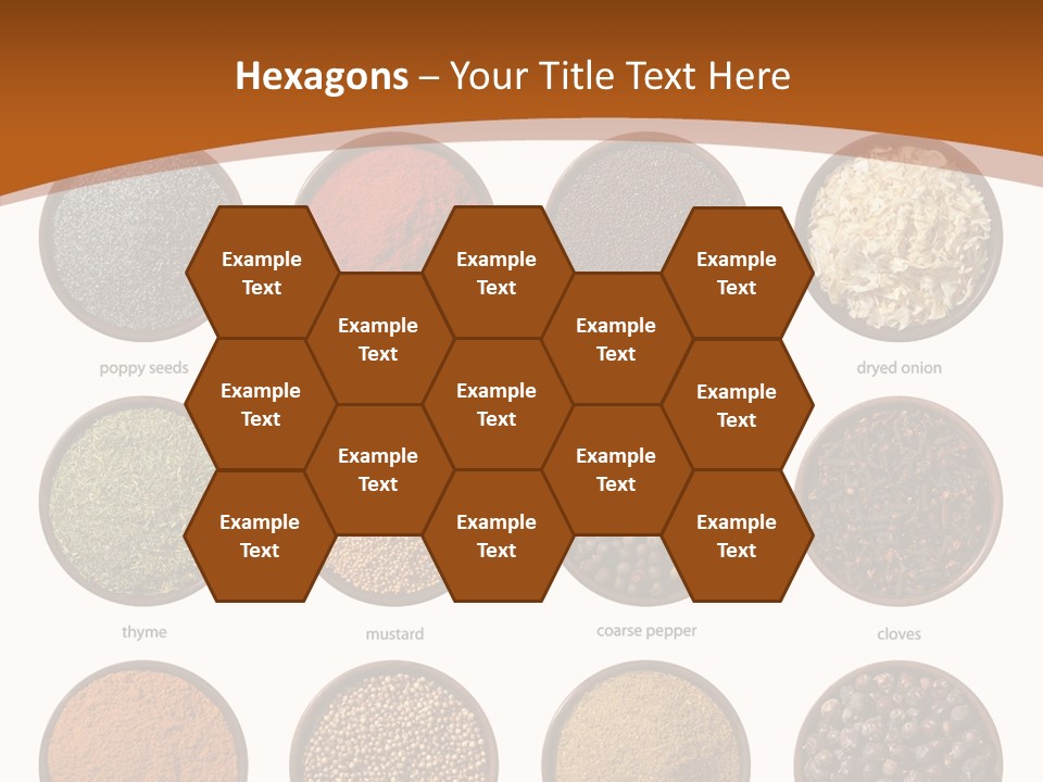 Gourmet Recipe Coriander PowerPoint Template