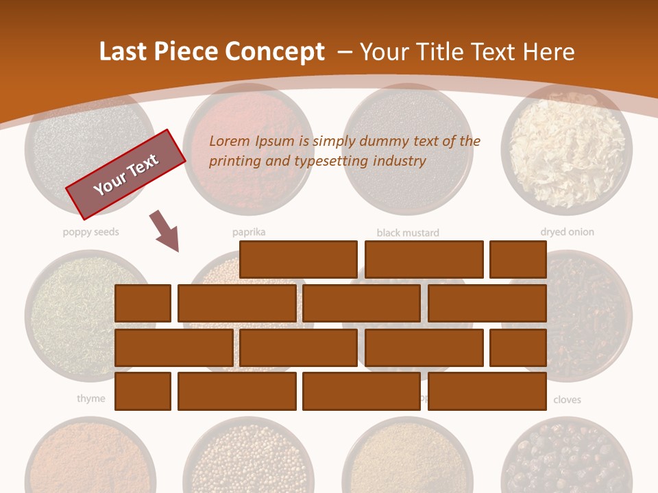 Gourmet Recipe Coriander PowerPoint Template