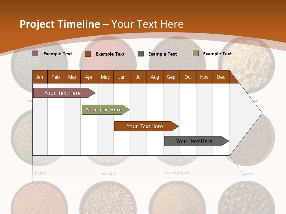 Gourmet Recipe Coriander PowerPoint Template