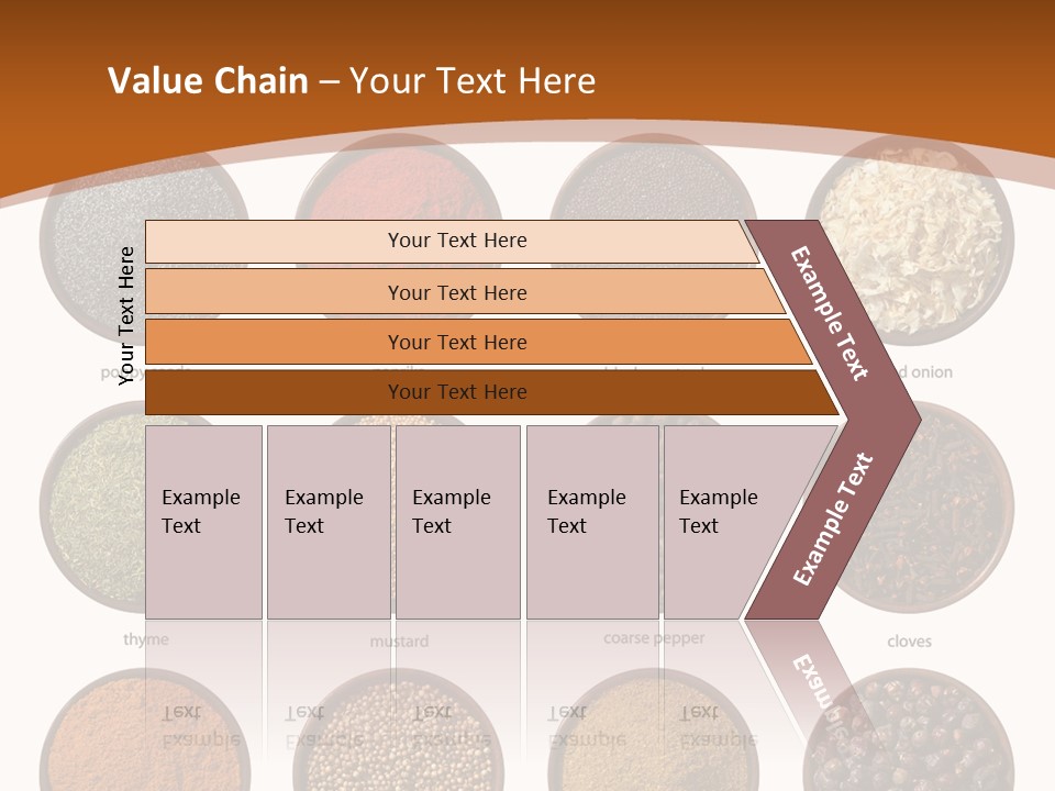 Gourmet Recipe Coriander PowerPoint Template