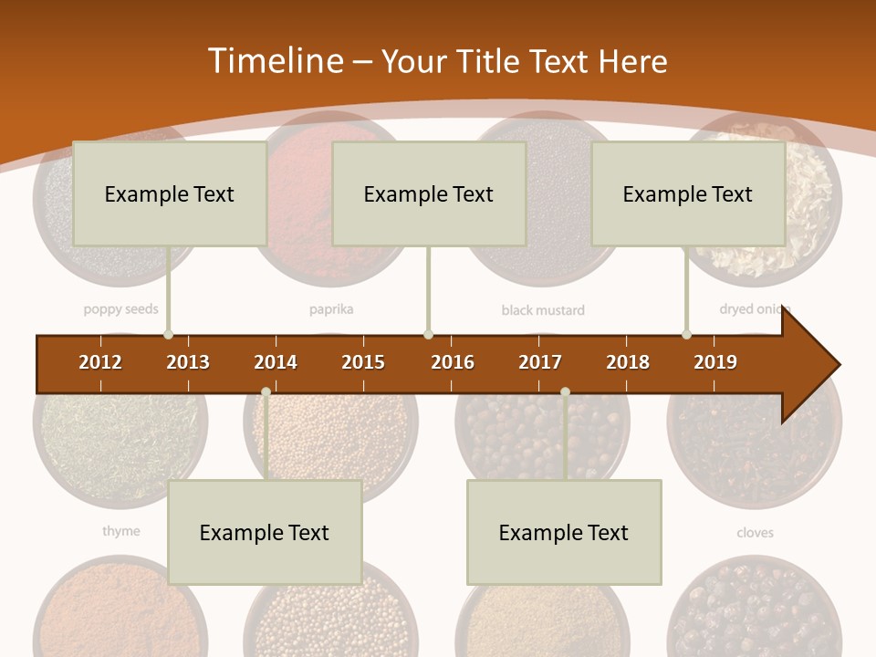 Gourmet Recipe Coriander PowerPoint Template