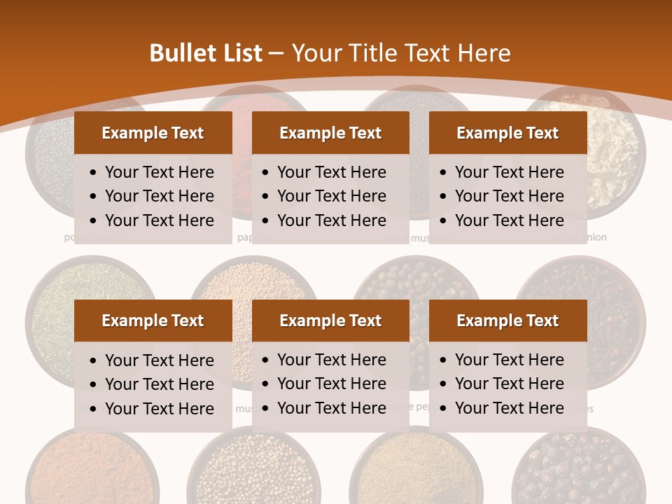 Gourmet Recipe Coriander PowerPoint Template