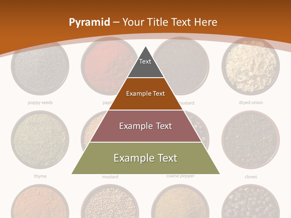 Gourmet Recipe Coriander PowerPoint Template