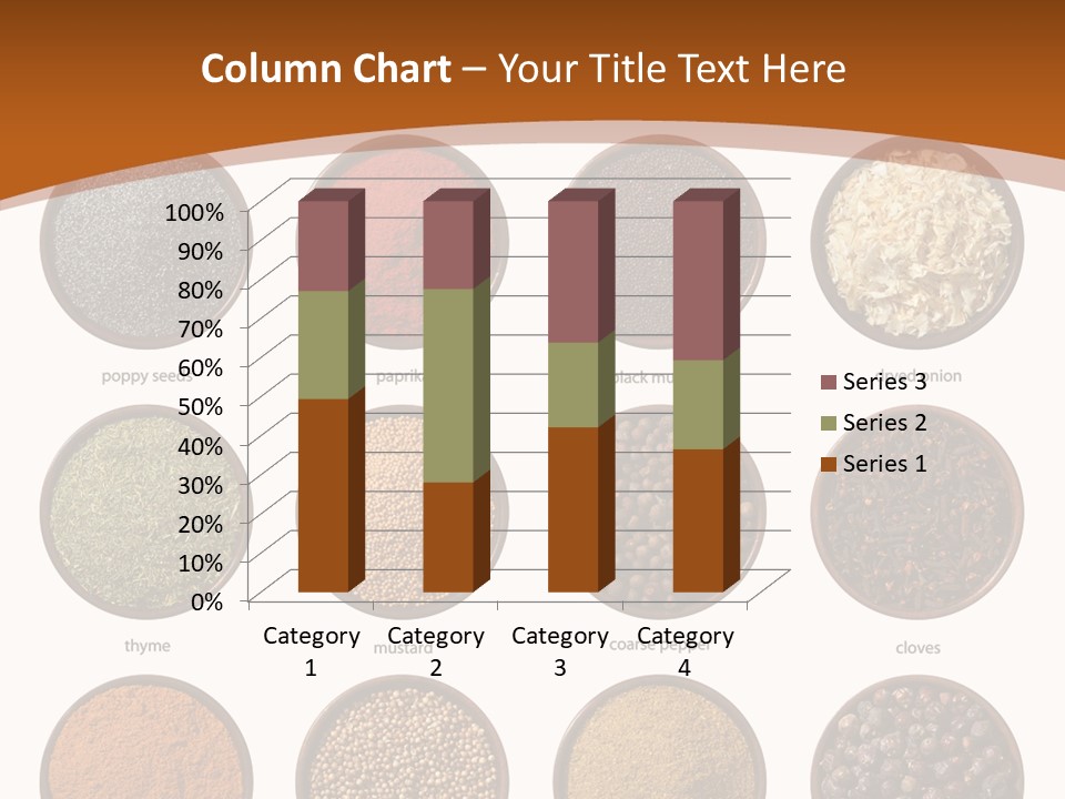 Gourmet Recipe Coriander PowerPoint Template