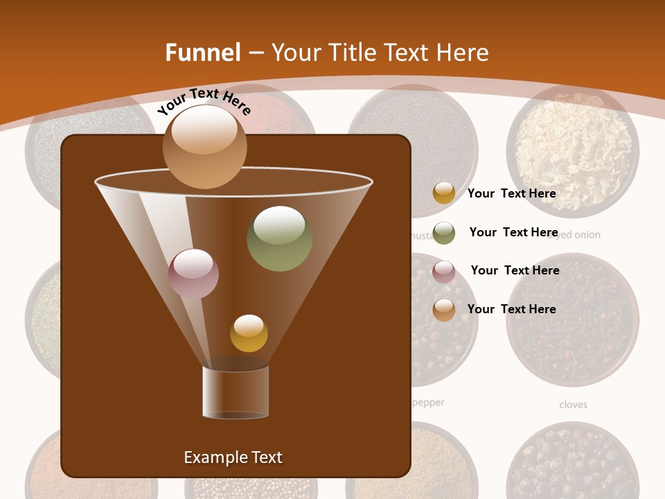 Gourmet Recipe Coriander PowerPoint Template