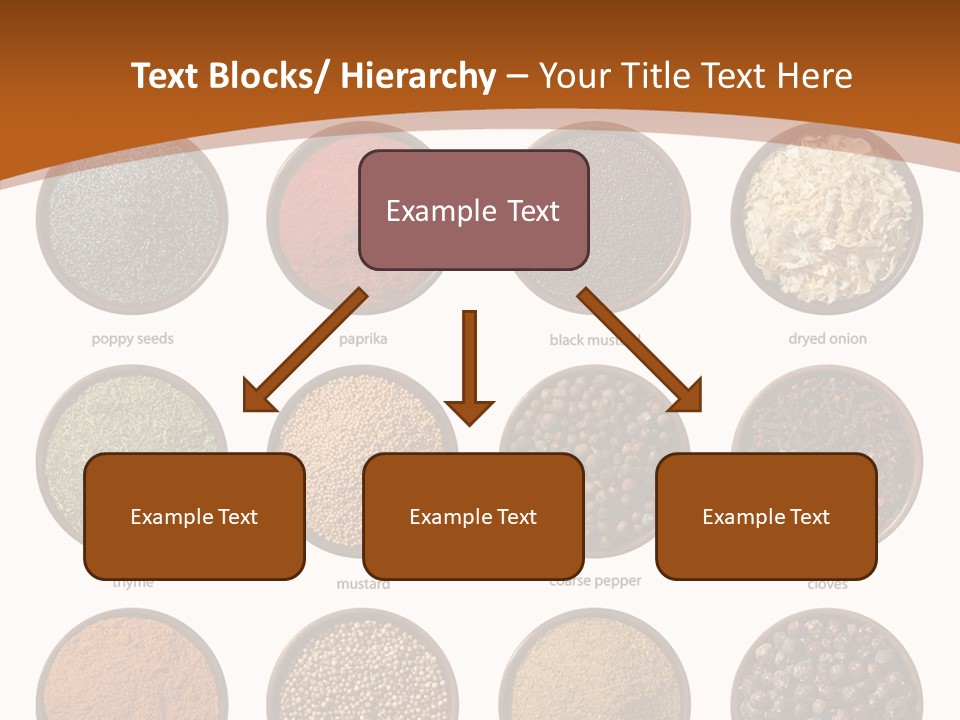 Gourmet Recipe Coriander PowerPoint Template
