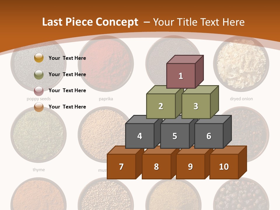 Gourmet Recipe Coriander PowerPoint Template