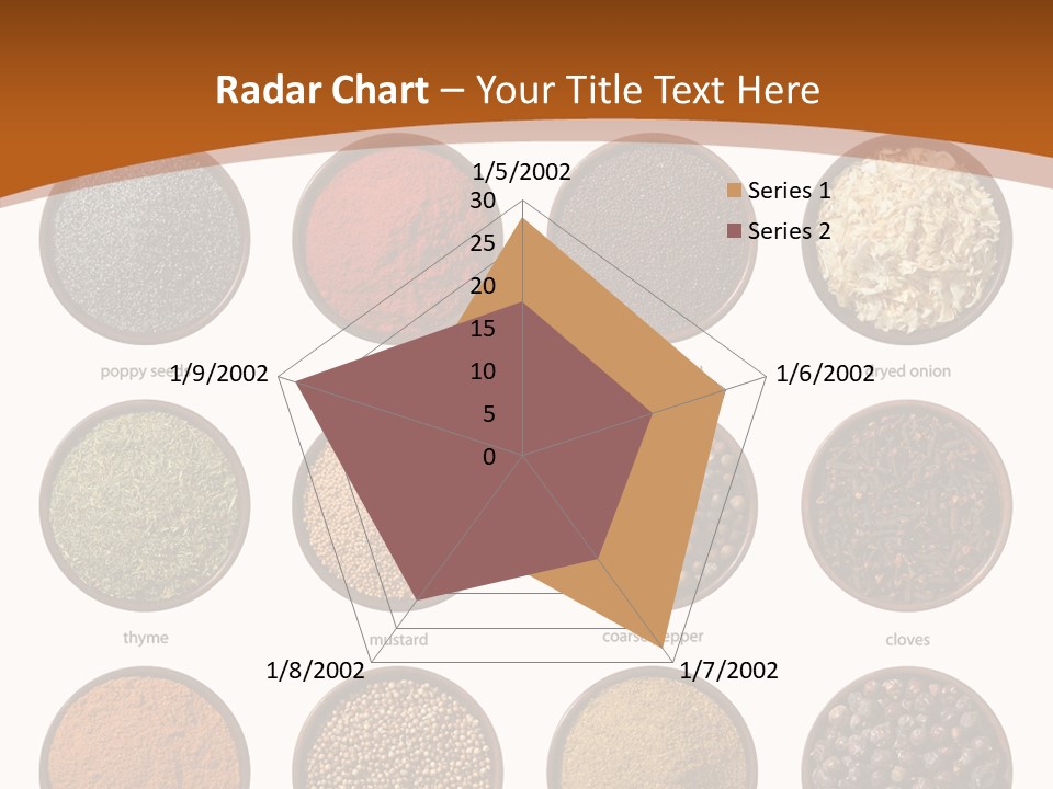 Gourmet Recipe Coriander PowerPoint Template