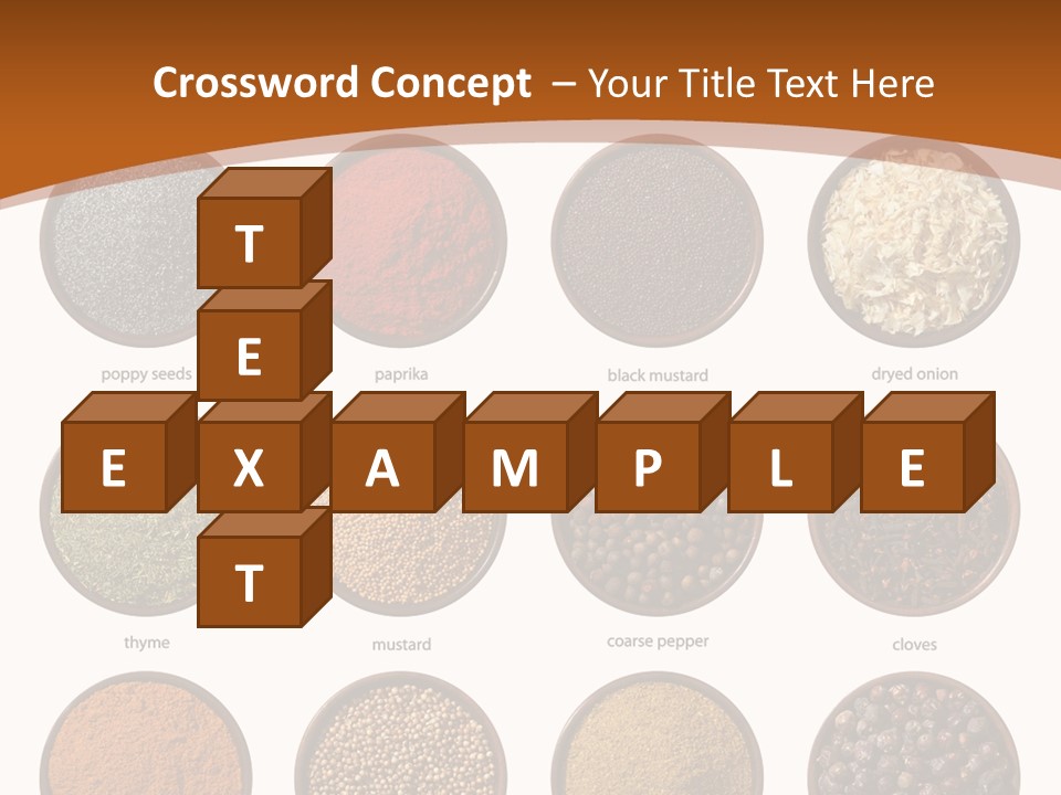 Gourmet Recipe Coriander PowerPoint Template