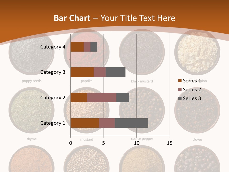 Gourmet Recipe Coriander PowerPoint Template