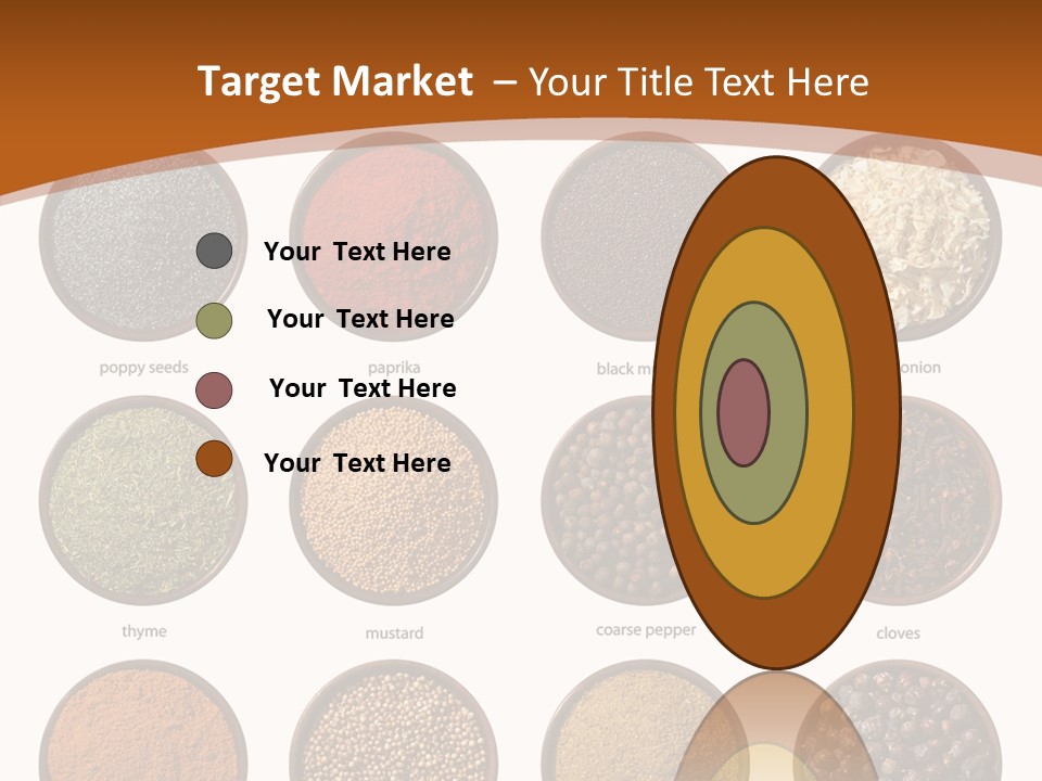 Gourmet Recipe Coriander PowerPoint Template