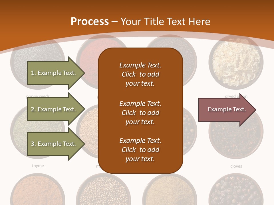 Gourmet Recipe Coriander PowerPoint Template
