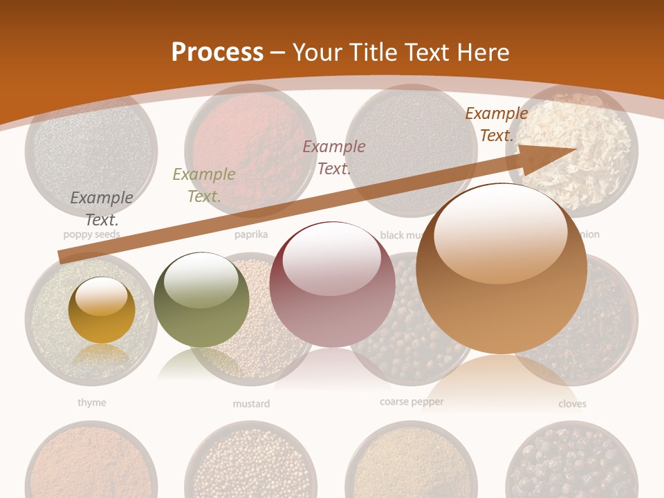 Gourmet Recipe Coriander PowerPoint Template