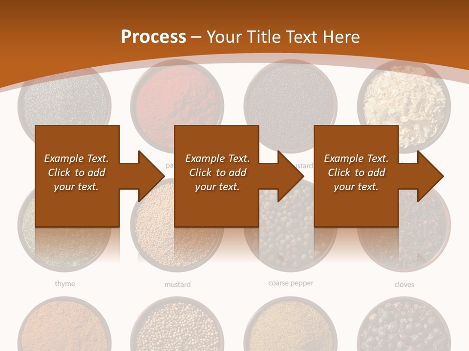Gourmet Recipe Coriander PowerPoint Template