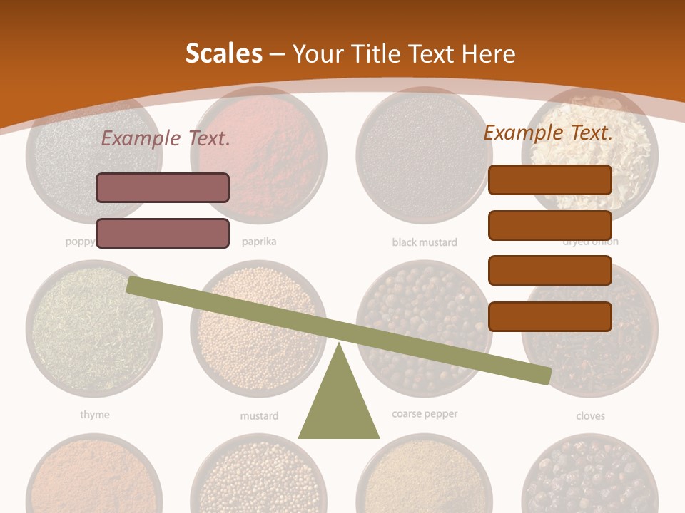 Gourmet Recipe Coriander PowerPoint Template