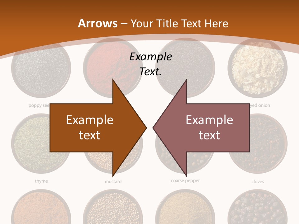 Gourmet Recipe Coriander PowerPoint Template