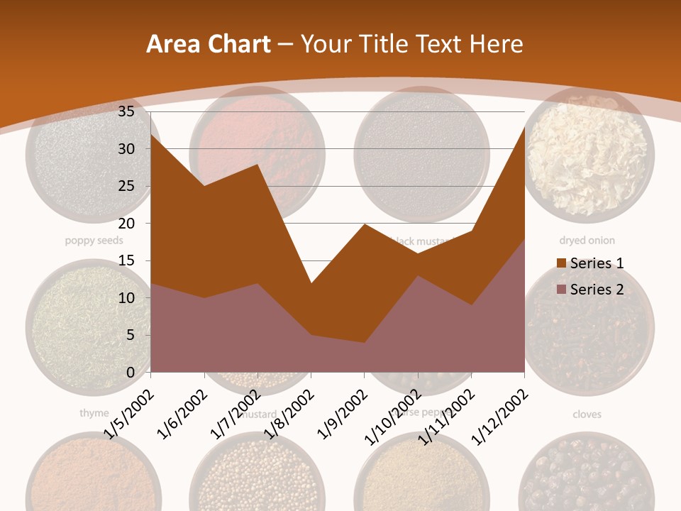 Gourmet Recipe Coriander PowerPoint Template