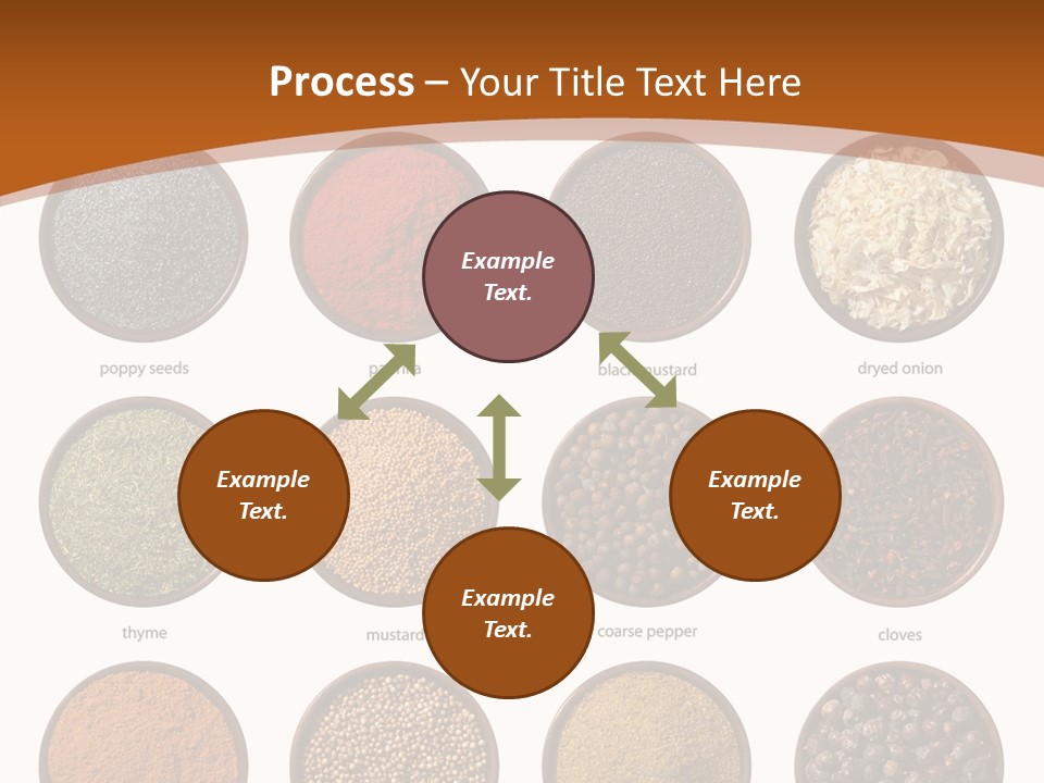 Gourmet Recipe Coriander PowerPoint Template