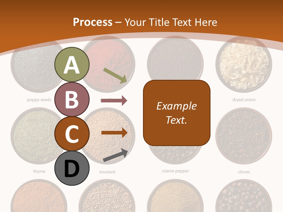 Gourmet Recipe Coriander PowerPoint Template