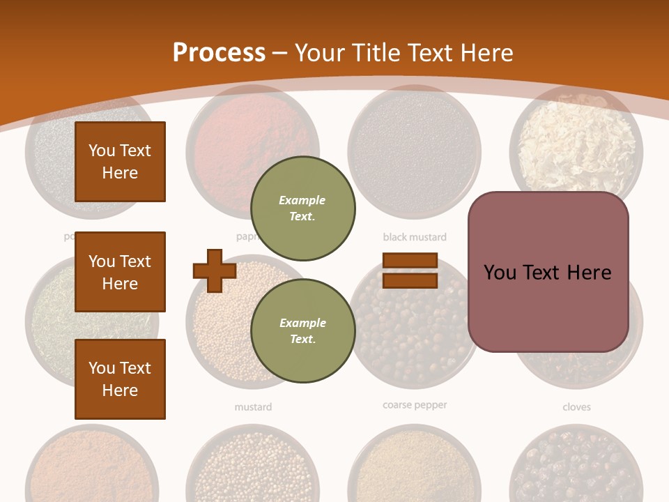 Gourmet Recipe Coriander PowerPoint Template
