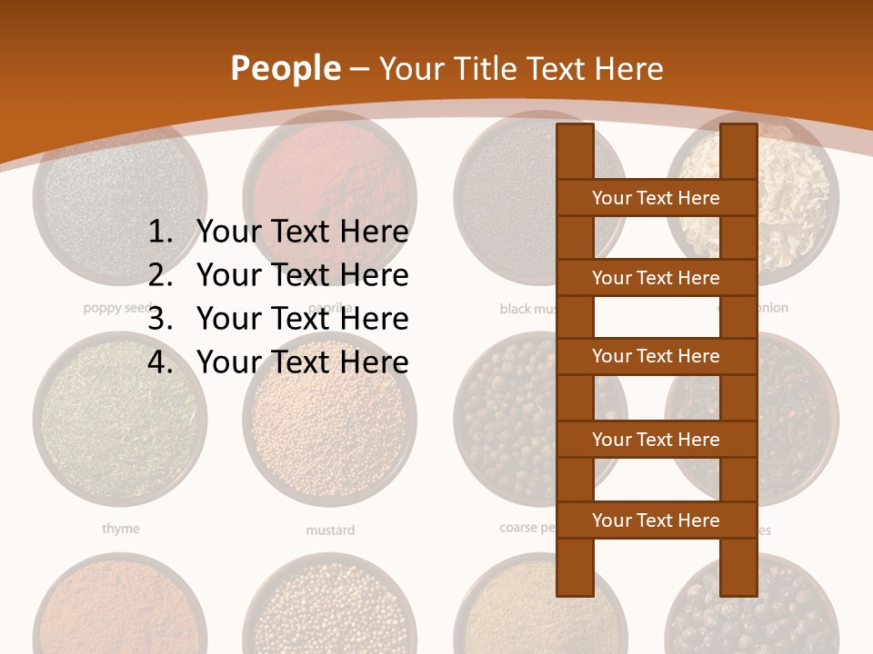 Gourmet Recipe Coriander PowerPoint Template